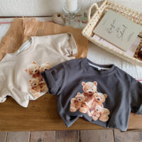 Baby Kid Boys Cartoon Print T-Shirts Wholesale 230407325