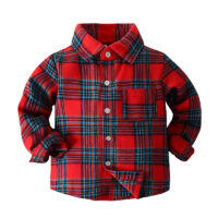 Baby Kid Boys Checked Shirts Wholesale 220524197