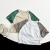 Baby Kid Boys Color-blocking Tops Wholesale 24080230