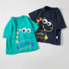 Baby Kid Boys Dinosaur Cartoon Print Tops Wholesale 240409180