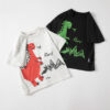 Baby Kid Boys Dinosaur Cartoon Print Tops Wholesale 240409182