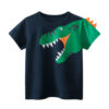 Baby Kid Boys Dinosaur Print T-Shirts Wholesale 220518341