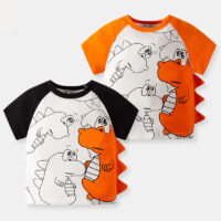 Baby Kid Boys Dinosaur Print Tops Wholesale 24040916