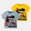 Baby Kid Boys Letters Dinosaur Cartoon Print T-Shirts Wholesale 220412308