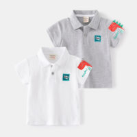 Baby Kid Boys Letters Dinosaur Print Polo Shirts Wholesale 230317379