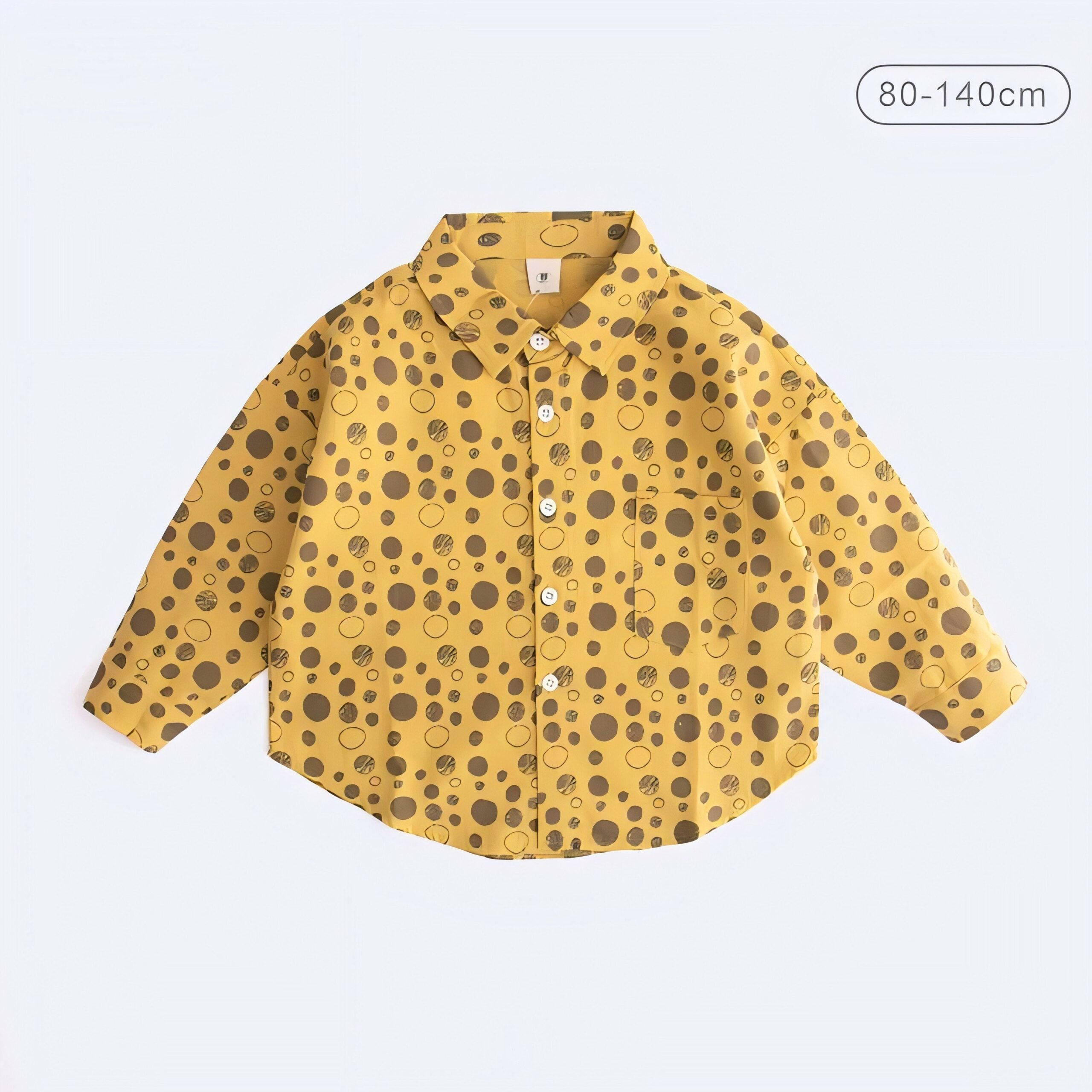 Baby Kid Boys Polka dots Print Shirts Wholesale 230113285