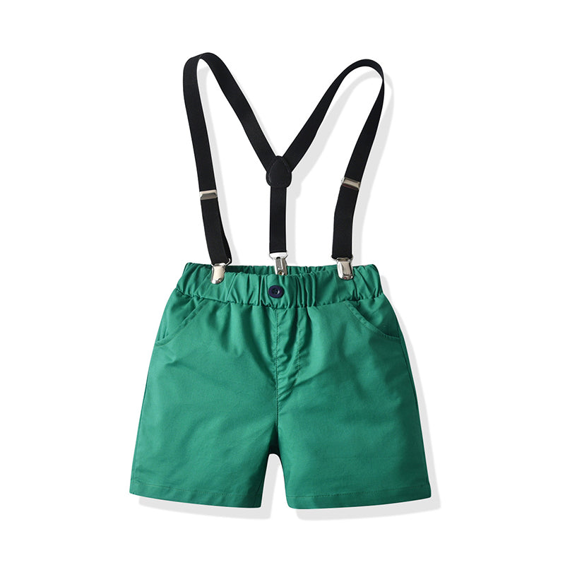 Baby Kid Boys Solid Color Birthday Party Suits Rompers Wholesale 211109237