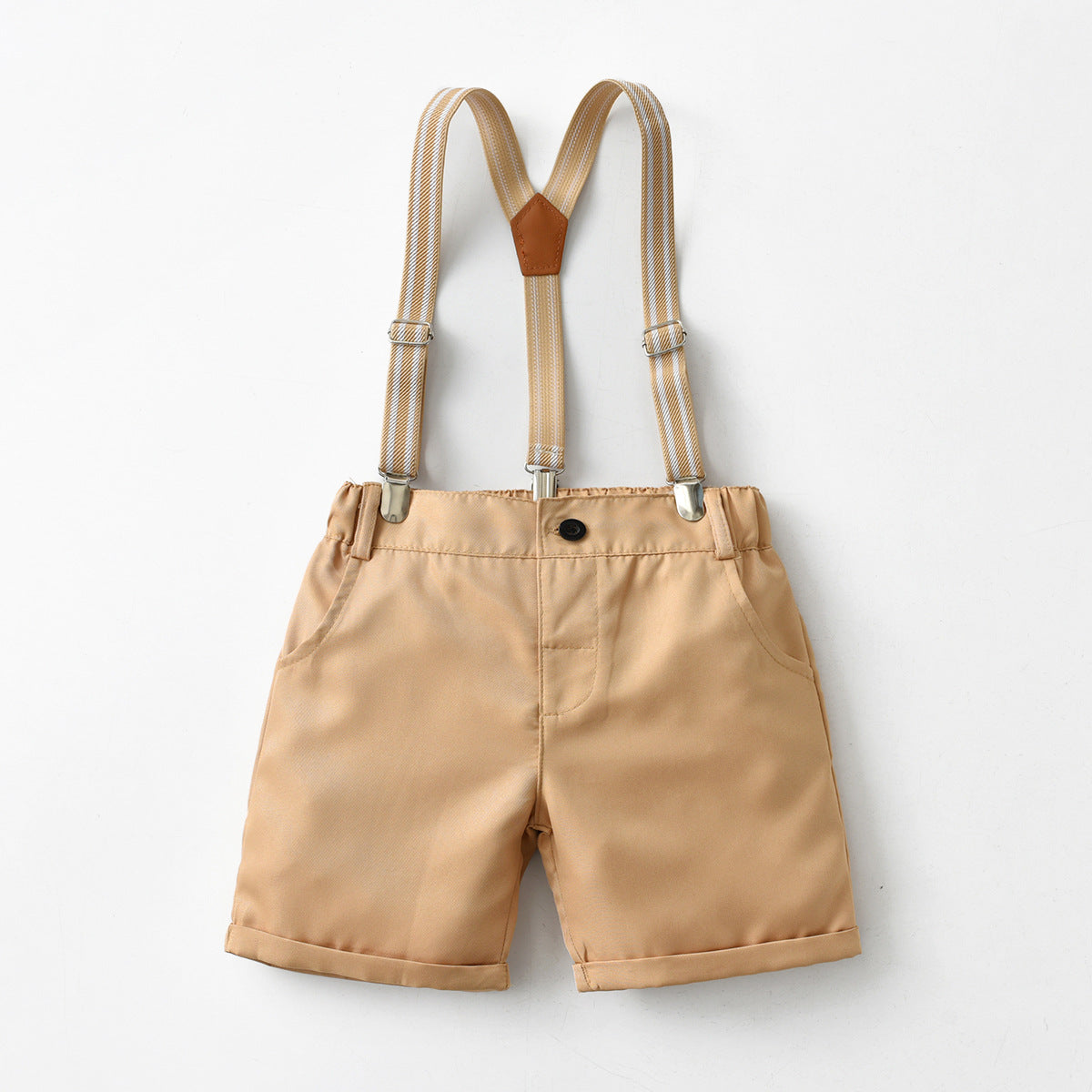 Baby Kid Boys Solid Color Dressy Rompers Wholesale 220531169