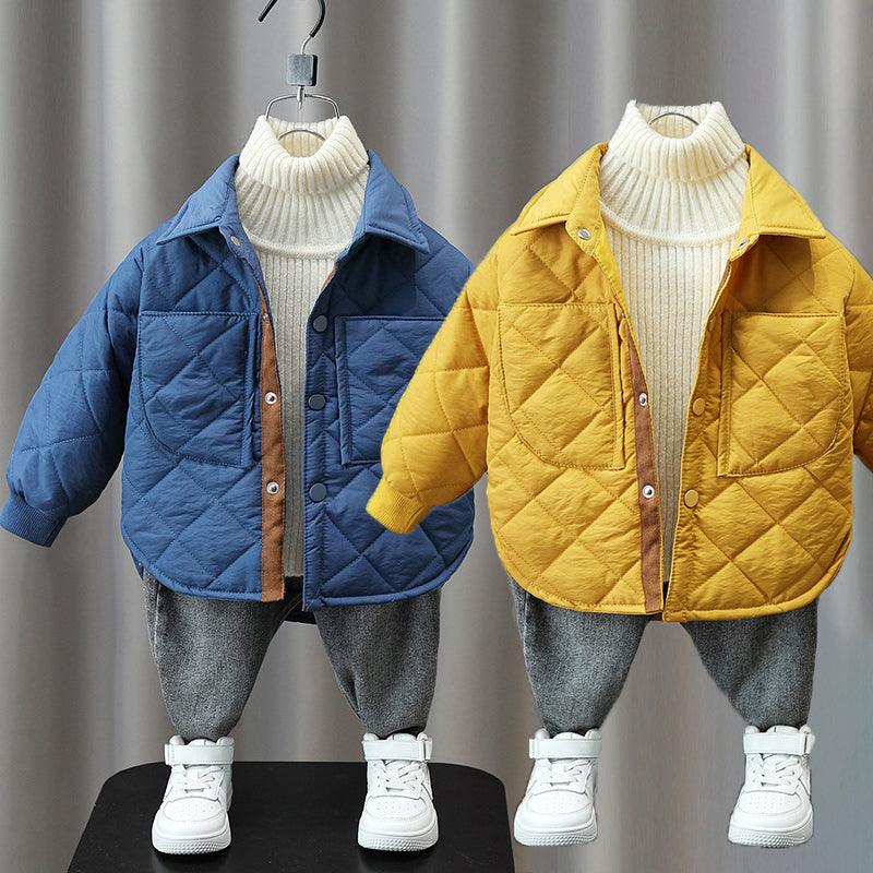 Baby Kid Boys Solid Color Jackets Outwears Wholesale 221206764