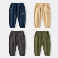 Baby Kid Boys Solid Color Pants Wholesale 221209258