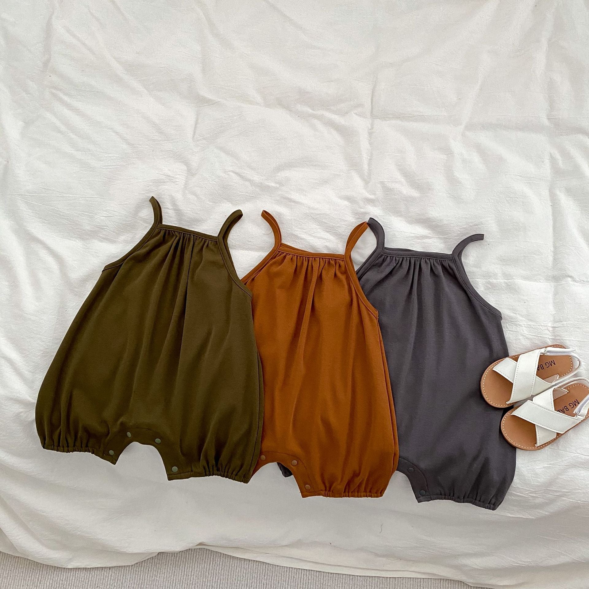 Baby Kid Boys Solid Color Rompers Wholesale 230803154