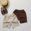 Baby Kid Boys Solid Color Shorts Wholesale 220505471