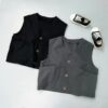 Baby Kid Boys Solid Color Vests Waistcoats Wholesale 220914569