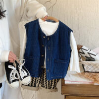 Baby Kid Boys Solid Color Vests Waistcoats Wholesale 230210366