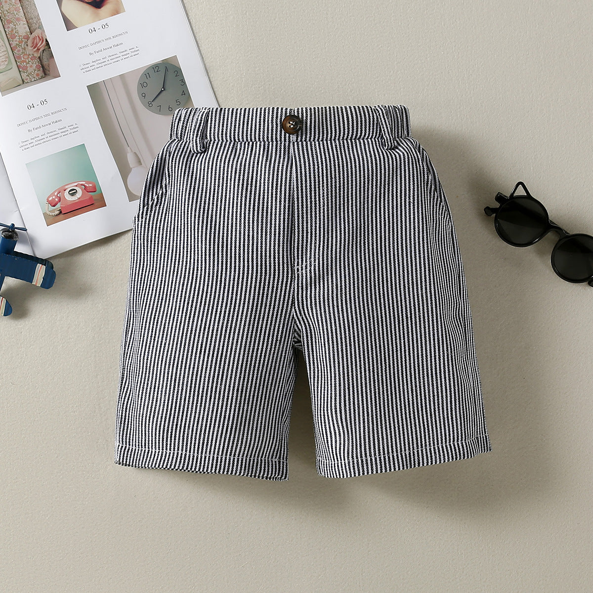 Baby Kid Boys Striped Birthday Party Rompers Wholesale 220531394