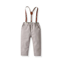 Baby Kid Boys Striped Color-blocking Birthday Party Pants Wholesale 211109230