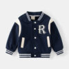 Baby Kid Boys Striped Letters Color-blocking Jackets Outwears Wholesale 221209328