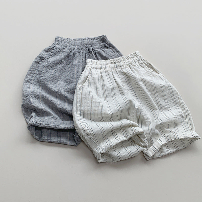 Baby Kid Boys Striped Shorts Wholesale 240802184