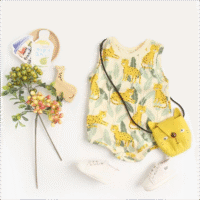 Baby Kid Girls Boys Animals Cartoon Print Rompers Wholesale 220322184