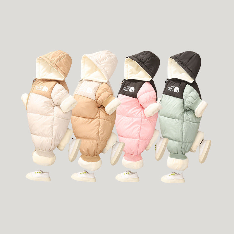 Baby Kid Girls Boys Color-blocking Jumpsuits Wholesale 24091358