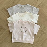 Baby Kid Girls Boys Expression Tops Wholesale 24052229