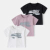 Baby Kid Girls Boys Letters Color-blocking T-Shirts Wholesale 25060482