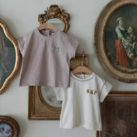 Baby Kid Girls Boys Letters Tops Wholesale 240522157