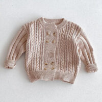 Baby Kid Girls Boys Solid Color Cardigan Wholesale 24091362