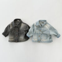 Baby Kid Girls Boys Solid Color Jackets Outwears Wholesale 23113094