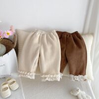 Baby Kid Girls Boys Solid Color Pants Wholesale 240913191