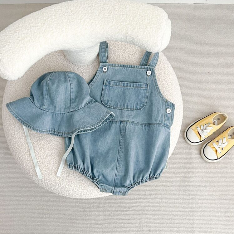Baby Kid Girls Boys Solid Color Rompers Wholesale 230712178