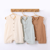 Baby Kid Girls Boys Solid Color Rompers Wholesale 240522316