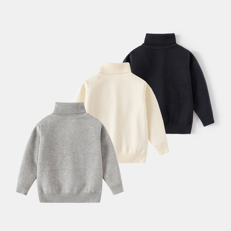 Baby Kid Girls Boys Solid Color Sweaters Wholesale 24091330