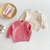 Baby Kid Girls Boys Solid Color Sweaters Wholesale 24091333