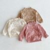 Baby Kid Girls Boys Solid Color Sweaters Wholesale 24091360
