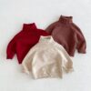 Baby Kid Girls Boys Solid Color Sweaters Wholesale 24091370