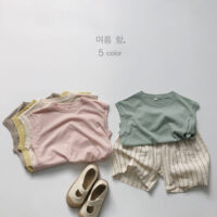 Baby Kid Girls Boys Solid Color Tank Tops Wholesale 220505470