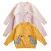 Baby Kid Girls Cartoon Cardigan Knitwear Wholesale 221107139