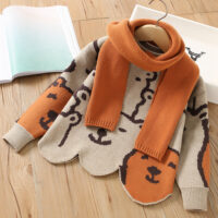 Baby Kid Girls Cartoon Crochet Sweaters Wholesale 230105579