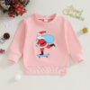 Baby Kid Girls Cartoon Print Christmas Hoodies Sweatshirts Wholesale 23101544