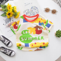 Baby Kid Girls Cartoon Print T-Shirts Wholesale 220505511