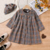 Baby Kid Girls Checked Coats Wholesale 230103230