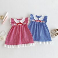 Baby Kid Girls Checked Dresses Wholesale 25050855