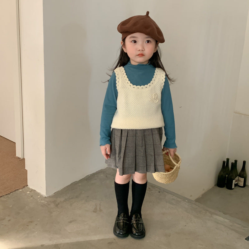 Baby Kid Girls Checked Skirts Wholesale 220916175