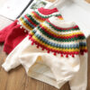 Baby Kid Girls Color-blocking Crochet Sweaters Wholesale 22122642