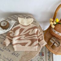 Baby Kid Girls Color-blocking Sweaters Wholesale 230828386