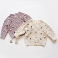 Baby Kid Girls Crochet Cardigan Wholesale 221107113