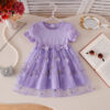 Baby Kid Girls Flower Bow Dresses Wholesale 250708111