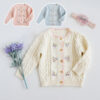 Baby Kid Girls Flower Embroidered Cardigan Wholesale 221107112
