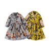 Baby Kid Girls Flower Print Coats Wholesale 220425327
